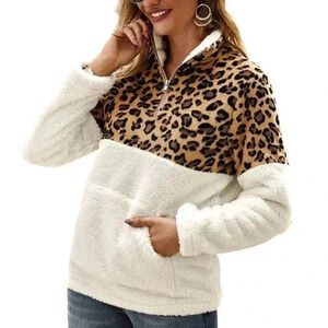 Leopard Pullover Jacket